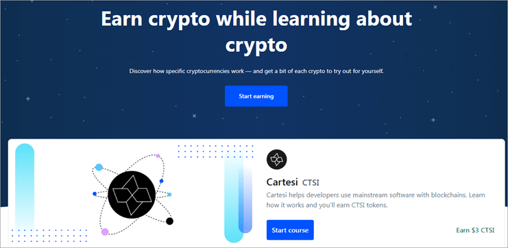 Coinbase Learn and Earn（コインベース ラーニング＆アーン